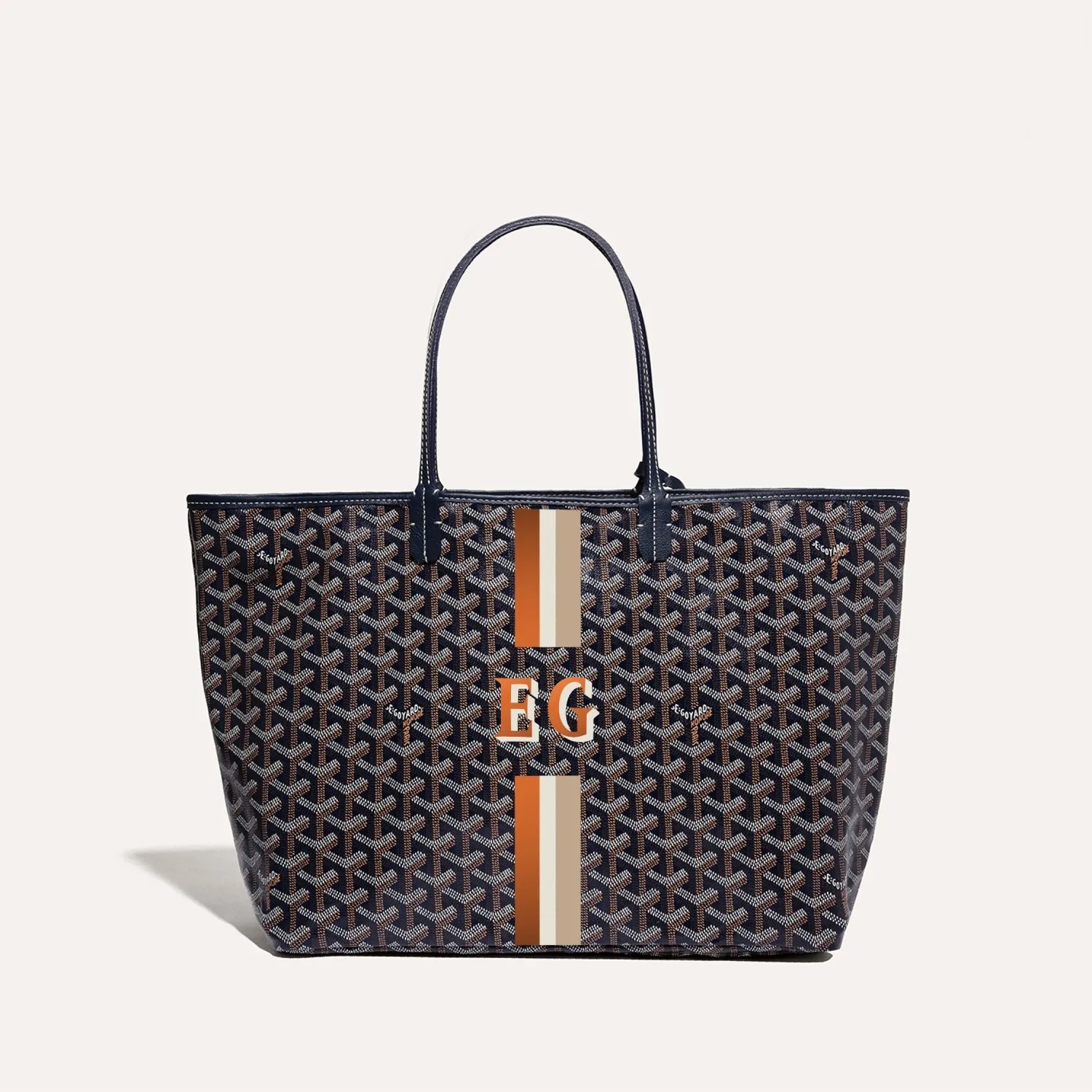 Goyard Saint Louis PM Bag Stripes and Lnitials - Image 2